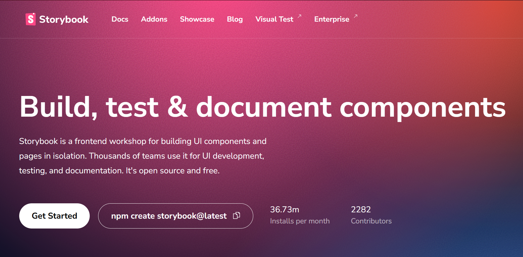 StoryBook 快速上手